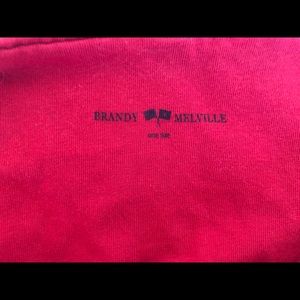 Red Brandy Melville Tube Top